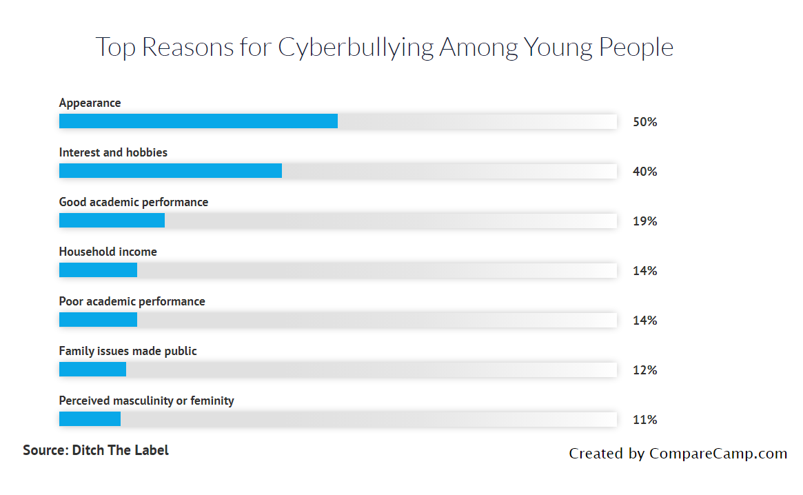 Reasons for cyberbullying among young people